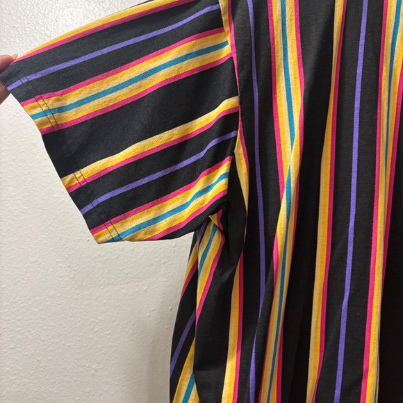 Vintage Striped Short Sleeve Fresh Prints Of Bel Air T-Shirt Sz XL - Picture 3 of 8